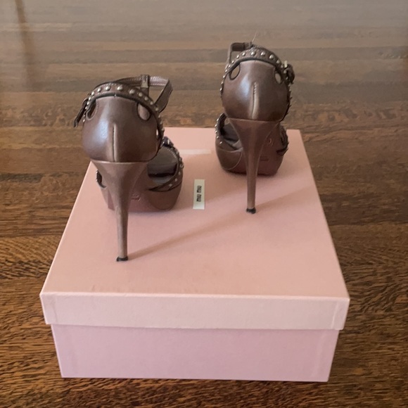 Miu Miu Jeweled Heels - Picture 3 of 4